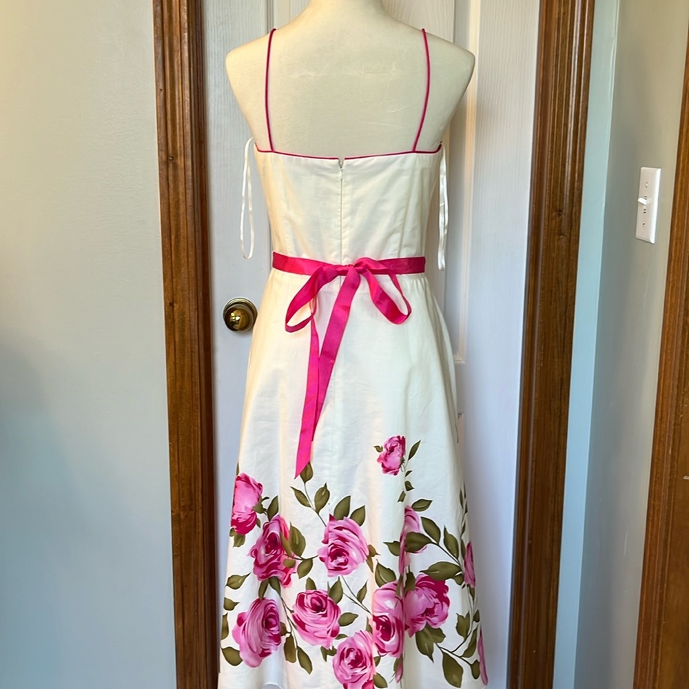 Floral Dressbarn Dress size 8 pink